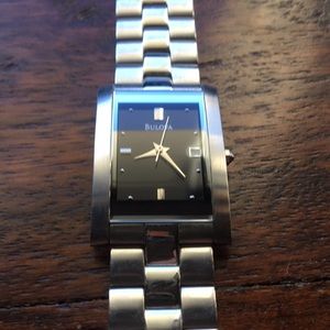 Bulova Mens stainless steel watch